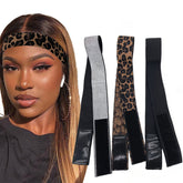 Atimiaza wig bands silver pack; flexible fabric for comfortable lace melting.