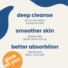 ATLANTIS PEOPLE guante exfoliante marroquí en ducha para piel más suave