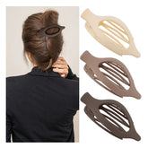 Atoden flat hair clip matte large secures thick or thin hair with a comfortable grip.