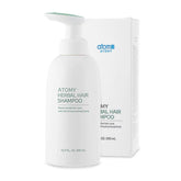 ATOMY Champú Herbal en botella, limpieza suave para uso diario.