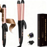 Atopskins 2-in-1 curler-straightener with ceramic barrel for salon-style curls on the go.