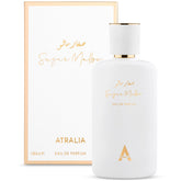 Atralia Sugar Mallow bottle front showcases a chic, gift-ready design.