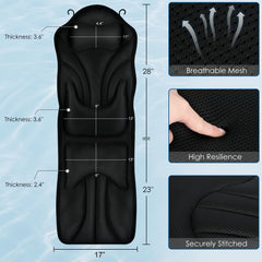 Atsuwell full body bath pillow hip support eases hip pressure for longer soaks.