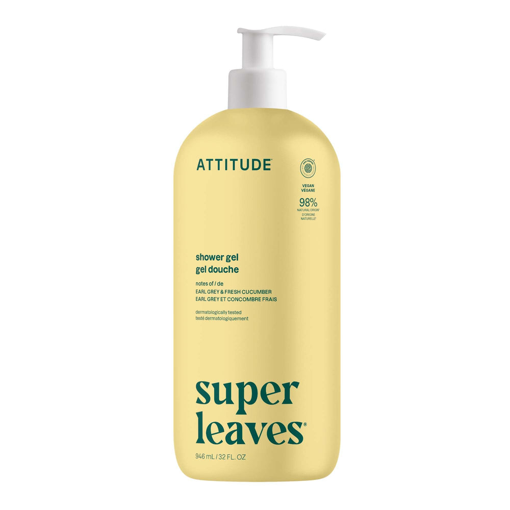 ATTITUDE Body Wash bottle front, ideal for everyday cleansing and refreshment.