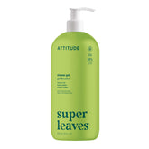 ATTITUDE Body Wash bottle front displaying pear-amber scent for daily cleanse.