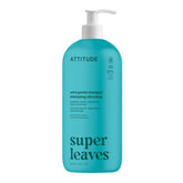 ATTITUDE Extra Gentle en botella, cuidado suave para cabello sensible.