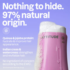 ATTITUDE quinoa proteína para hidratación profunda y cabello suave