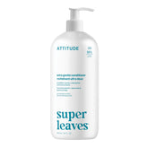 ATTITUDE Acondicionador Extra Suave, botella vertida, experiencia suave para cabello delicado.
