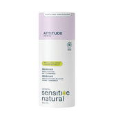 Desodorante ATTITUDE sin bicarbonato con envase biodegradable, ideal para piel sensible.