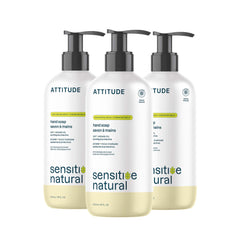 ATTITUDE hand soap Vanilla Cream foam for gentle cleansing of sensitive skin