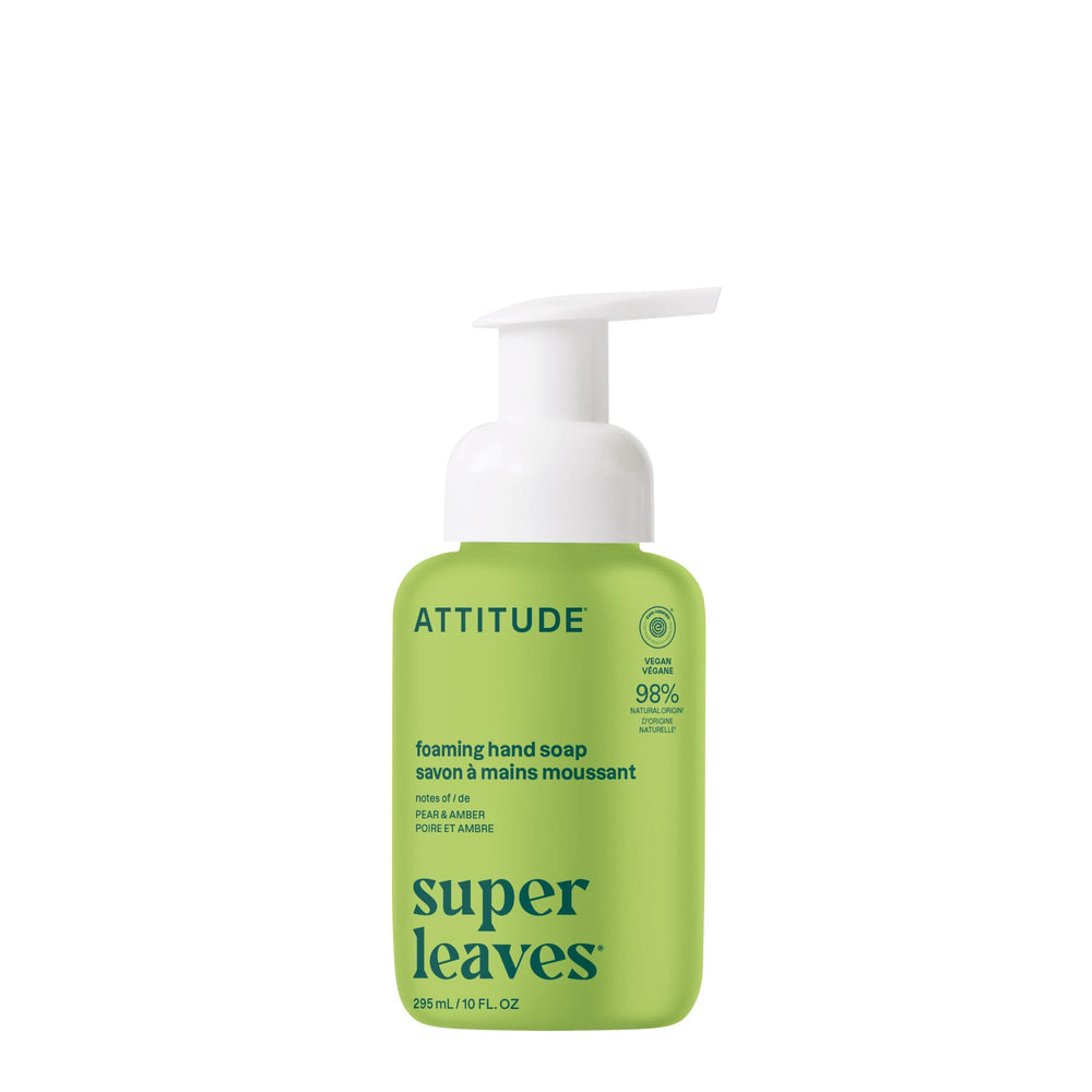 ATTITUDE Jabón Manos Espuma pera-ambar: fragancia fresca para uso diario