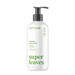 ATTITUDE Liquid Hand Soap bottle with pear-amber scent for a refreshing daily cleanse.