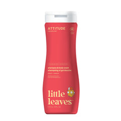 ATTITUDE para niños champú mango en botella, aroma suave para uso diario.