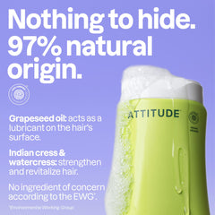 ATTITUDE Champú Nutritivo para Cabello, textura-espuma, experiencia de espuma suave
