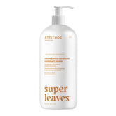 ATTITUDE Volume y Brillo acondicionador, botella visible, aporta cuerpo ligero al cabello fino.