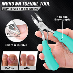 Aucurwen 360-degree rotating clipper aids comfortable trimming.