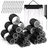 Audab hair rollers set with five sizes for versatile curl options