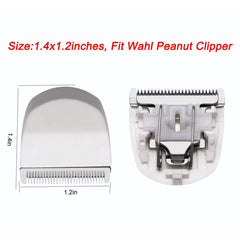 Audoc white peanut clipper snap-on blades enable quick swaps and smooth cuts
