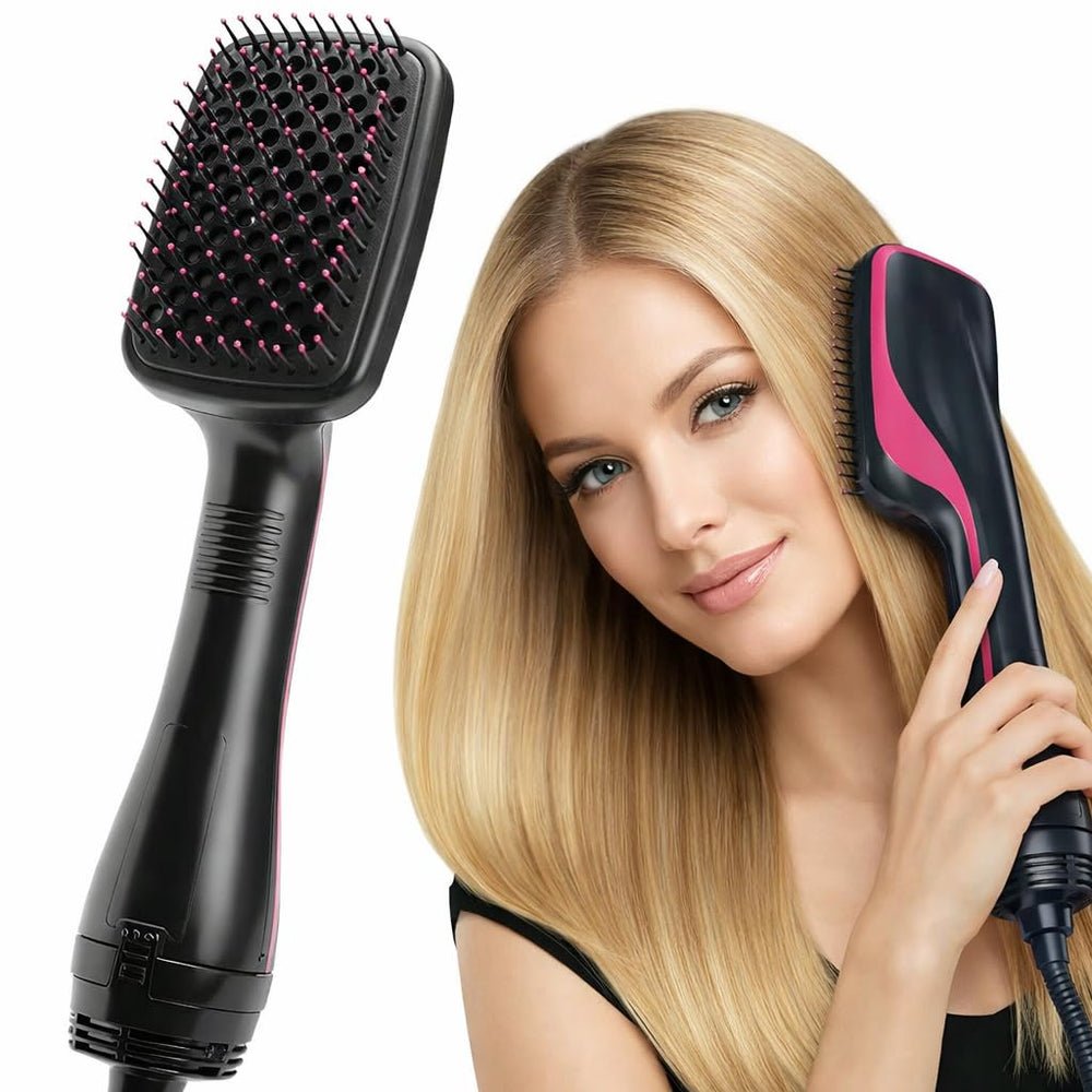 Aufgehen 2-in-1 dryer and straightener brush for quick, all-in-one styling