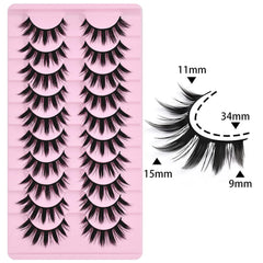 AUGENLI 16mm lashes with C curl for natural drama and bold character.