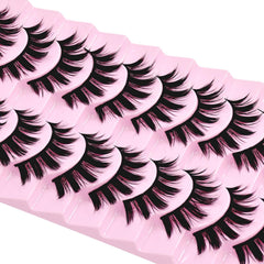 AUGENLI anime-style eyelashes versatile and easy to apply for beginners and pros.