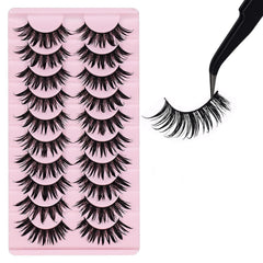 Augenli manga lashes 3D cluster faux mink for natural blend.
