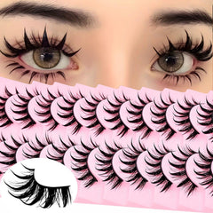 AUGENLI Manga Lashes natural look with 16mm clusters for everyday wear