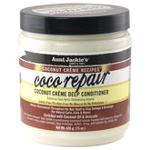 Aunt Jackies Coco Repair deep conditioner bottle pour nourishes curls