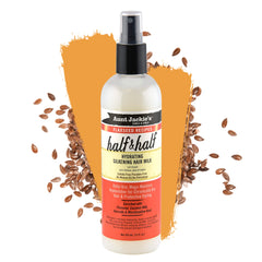 Aunt Jackie's linaza, ingrediente clave, nutre y fortalece el cabello.