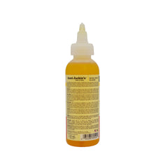 Aunt Jackie's Nourish My Hair: primer plano de ingredientes con linaza y monoi para brillo