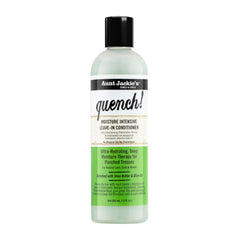 Aunt Jackie's Quench leave-in bottle pour delivers lasting moisture for curls