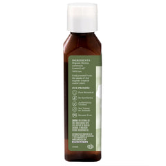 Aceite de ricino de Aura Cacia con textura densa para masajes suaves
