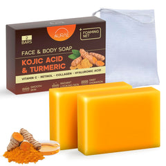 Barra AURAE con acido kojico y curcuma: limpieza suave diaria