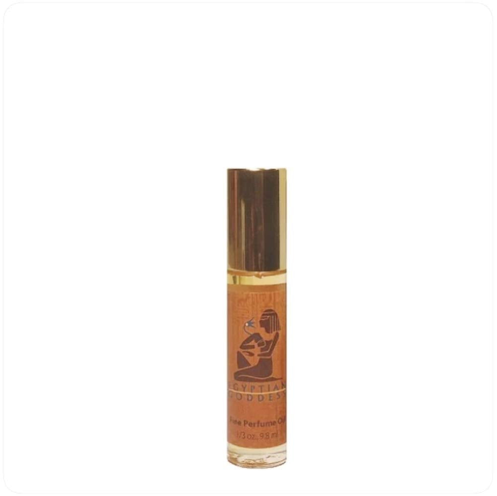 Auric Blends diosa egipcia con aplicador rodante, ideal para uso diario y aromaterapia