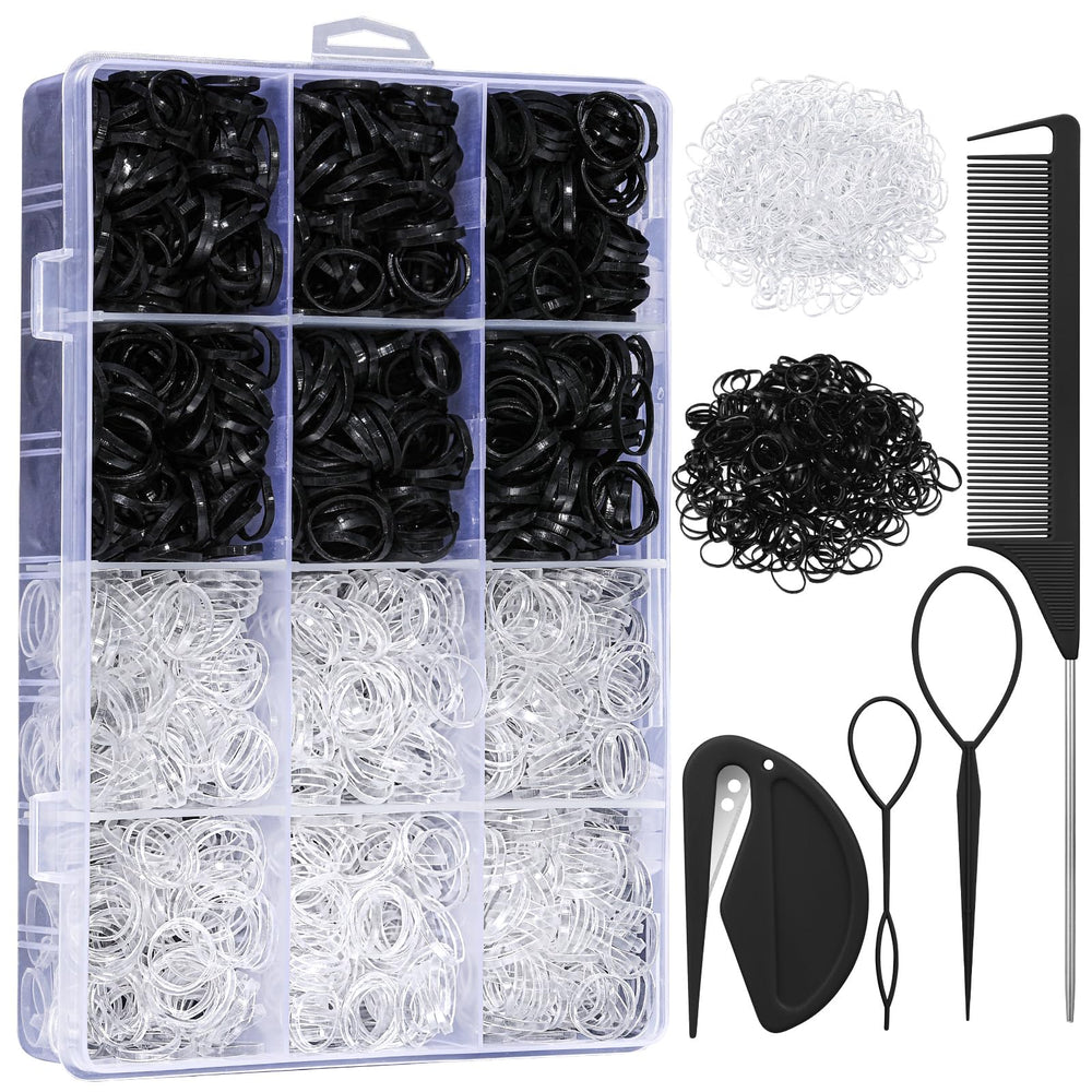auroray bandas cabello 2200p, caja organizadora para ordenar gomas