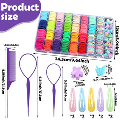 Auroray elásticos de pelo para bebé, suaves y cómodos para evitar tirones.