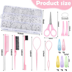 Auroray topsy tail tools for smooth ponytail and braid work