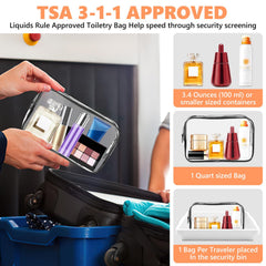 AURUZA three-size set large bag highlights TSA-friendly storage options.