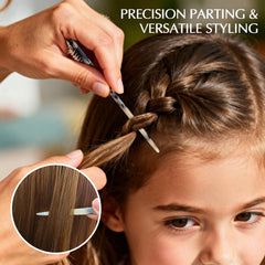 Auseibeely rat tail comb anti-static glide minimizes frizz and breakage