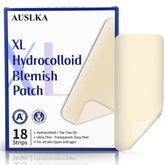 AUSLKA packaging with large blemish patches for discreet care.