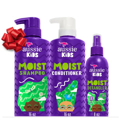 Aussie Kids Shampoo botella frontal, deja el cabello suave y desenredado