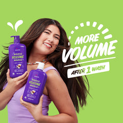 Hair volume boost after first wash with Aussie Miracle Volume Shampoo