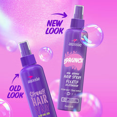 Aussie Sprunch curls-defined spray enhances defined curls