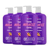Aussie Total Miracle conditioner dispense bottle for easy, even application.