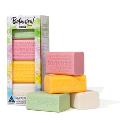 Australian Botanical Goat’s Milk Lemongrass front view soap for refreshing daily cleanse