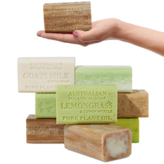 Australian Botanical Soap Goat Milk Bar demonstrates creamy cleansing and plush lather