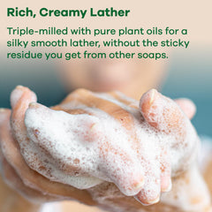 Australian Botanical Soap organic shea butter, rich moisturizer for dry skin.