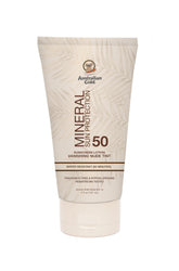 Australian Gold SPF50 Mineral Sunscreen en bote, protección diaria para la piel.