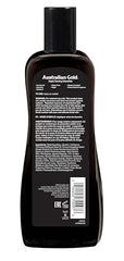 Australian Gold, loción textura crema suave, piel hidratada durante el bronceado.