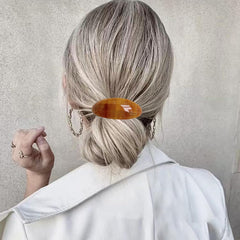 Auswalar prendedor acetato, diseño vintage, clip duradero que sujeta el cabello con firmeza.